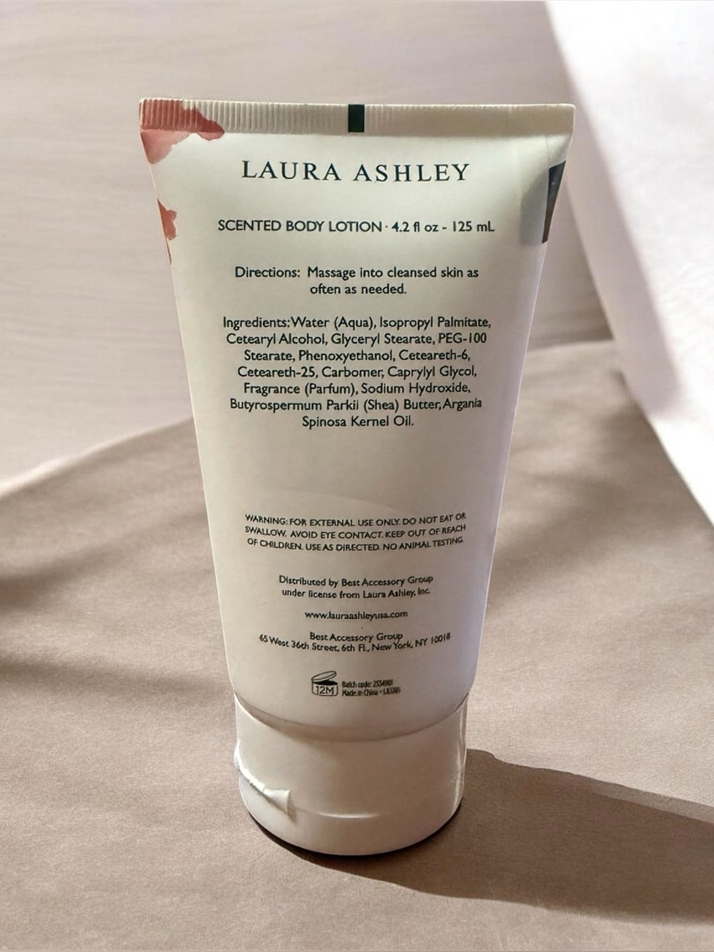 Laura Ashley Pink Peony Hydrating Body Lotion - Picture 2 of 2